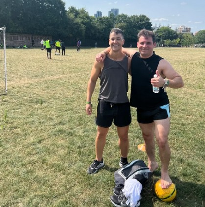 Cezar and Paolo know ball